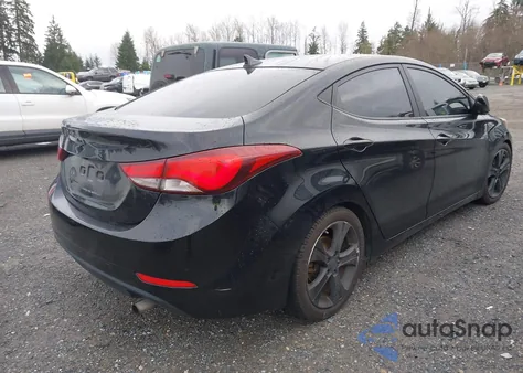 2014 Hyundai Elantra Sport z USA, uszkodzony, nr VIN KMHDH4AH1EU044963